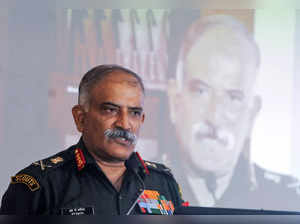 Kolkata: GoC-in-C of Eastern Command Lt Gen Rana Pratap Kalita addresses the 'MC...