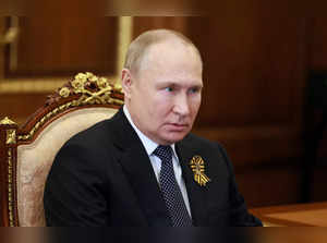 Russian President Vladimir Putin attends a meeting in Moscow