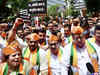 Maharashtra: BJP workers protest in Mumbai seeking OBC reservation in polls