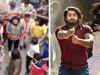 Watch: Man who pointed pistol at cop during Delhi riots gets heroic welcome during parole