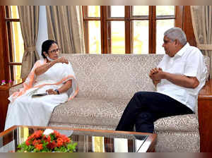 Kolkata, Apr 07 (ANI): West Bengal CM Mamata Banerjee called on state Governor ...