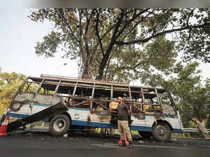 4 killed, 20 injured as bus catches fire in J&K's Katra