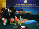 At the BRICS Health Ministerial Meeting