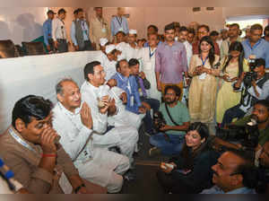 Rajasthan Chief Minister and Congress leader Ashok Gehlot with party