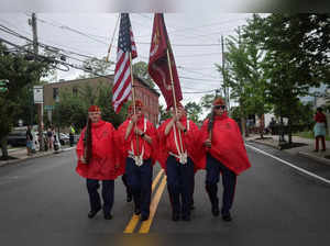 Veterans Memorial Association Memorial Day parade in Congers, New York