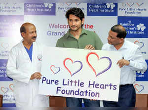 Actor Mahesh Babu at the  launch of Pure Little Hearts Foundation