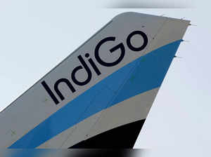 The logo of IndiGo Airlines