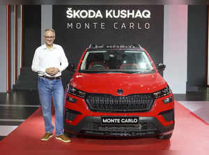 Mumbai: Zac Hollis, Brand Director, SKODA Auto India, poses with the new SKODA M...