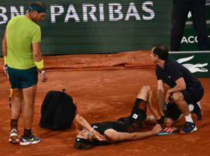 Rafael Nadal reaches final after Zverev pulls out due to injury.