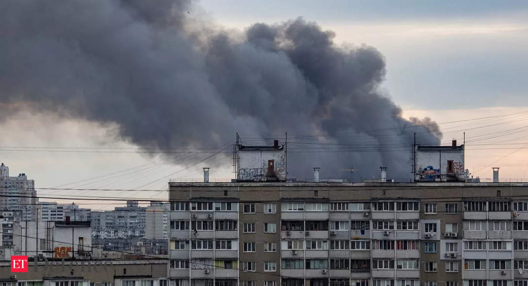 Russia missiles strike: Russian missiles strike Kyiv, shattering sense of calm