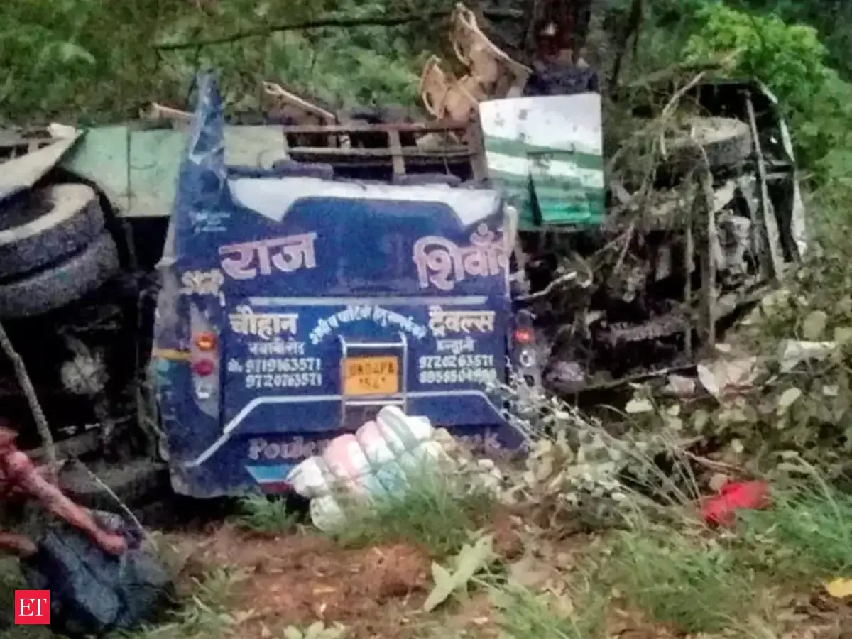 Uttarakhand bus accident: At least 24 pilgrims die as bus falls into ...