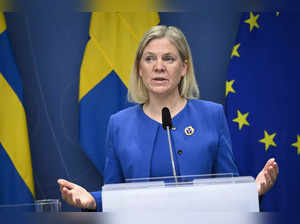 Sweden's Prime Minister Magdalena Andersson