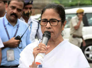 Kolkata, June 01 (ANI): West Bengal Chief Minister Mamata Banerjee reacts on the...
