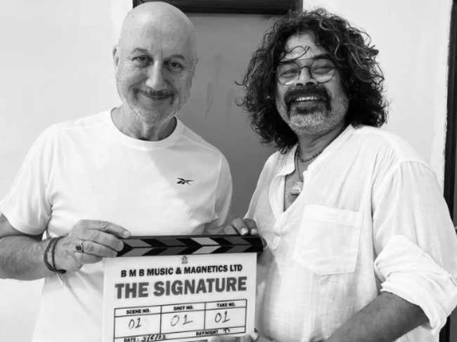Anupam ​Kher commenced shooting for 'The Signature' on June 5​.