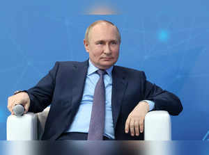 Russia's President Vladimir Putin meets with young entrepreneurs in Moscow