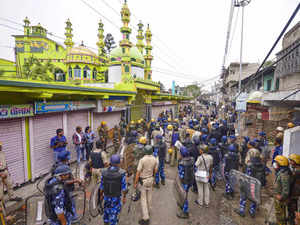 Prophet row: Flag march in East Singhbhum, prohibitory orders in Seraikela-Kharswan