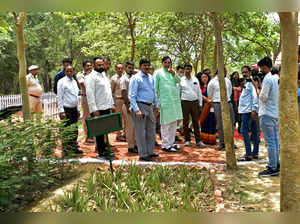 New Delhi, May 20 (ANI): Delhi Minister of Environment and Forest Gopal Rai visi...