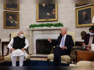 U.S. President Joe Biden meets with Indian Prime Minister Narendra Modi at the White House in Washington