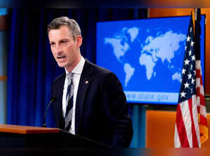 U.S. State Department spokesperson Ned Price speaks at a news conference in Washington