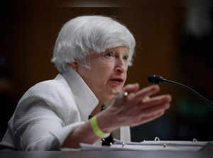 FILE PHOTO: U.S. Treasury Secretary Janet Yellen testifies before Congress in Washington