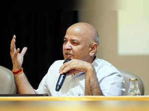 New Delhi, Jun 16 (ANI): Delhi Deputy Chief Minister Manish Sisodia addressing a...