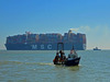 Giant container ships - engines of globalization and trade, skip Indian ports