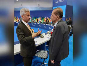 External Affairs Minister S Jaishankar with Sri Lankan Foreign Affairs Minister