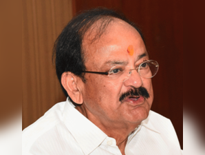 M Venkaiah Naidu on Friday administered oath to five newly-elected MPs