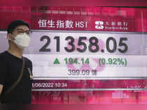 Hong Kong shares end week on a high