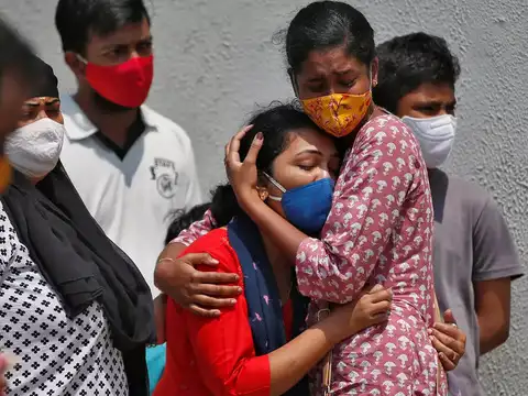 ​Deaths by covid in India