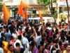 Shiv Sena workers vandalise offices, threaten rebels