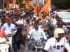 MVA Crisis: Shiv Sena workers held a bike rally outside the Saamana office in Mumbai