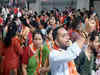 Maharashtra govt crisis: Shiv Sena workers stage protest in Jammu
