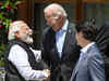 Bonhomie between leaders: US Prez Joe Biden walks up to PM Modi to greet him at G7 summit