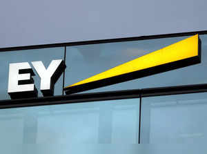 FILE PHOTO: Logo of of Ernst & Young is seen in Zurich