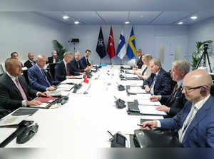 Turkey, Finland and Sweden meet over NATO bid in Madrid