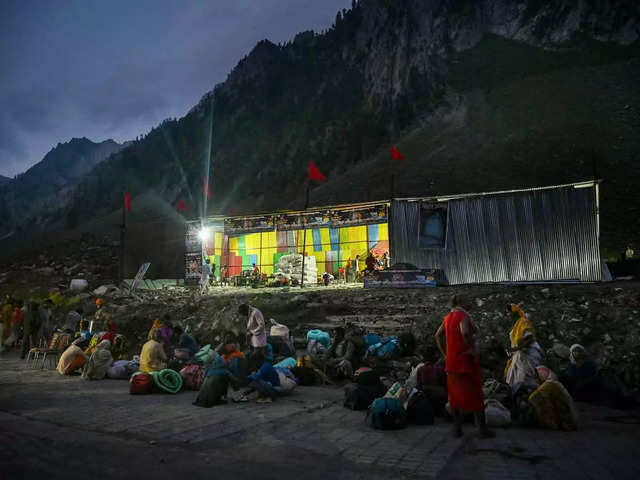 At the Baltal Base Camp