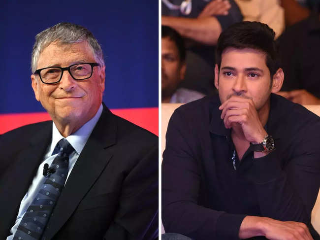 Bill Gates and Mahesh Babu