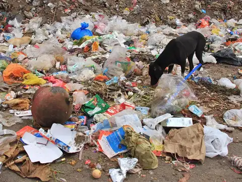​Plastic waste in Delhi