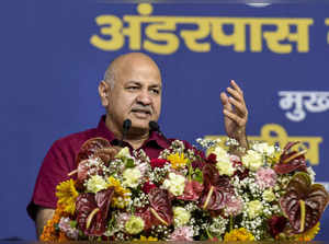 New Delhi: Delhi Deputy Chief Minister Manish Sisodia addresses during dedicatio...