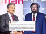 Anand Mahindra reacts to Harsh Goenka’s tweet on paying back to elderly, says many children spend their lives erasing mistakes of parents