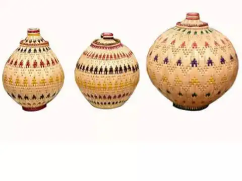 ​Moonj baskets from Prayagraj