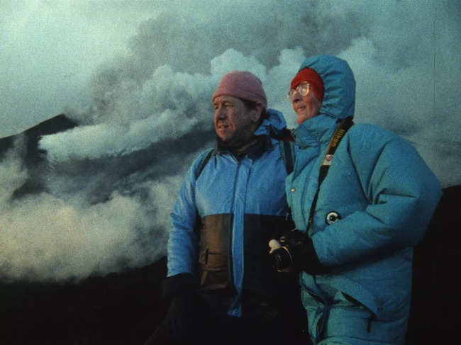 A celebrity volcanologist couple spotlighted in new doc
