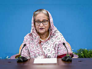 New York: In this photo made from video, United Nations Sheikh Hasina, Prime Min...