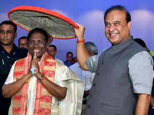 NDA’s presidential candidate Draupadi Murmu on Thursday campaigned in Assam and Mizoram