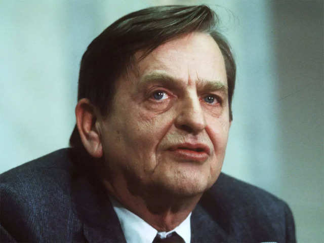 ​Olof Palme, PM of Sweden, 1986