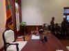 Watch: Sri Lankan Military guard PM’s chair amid protest