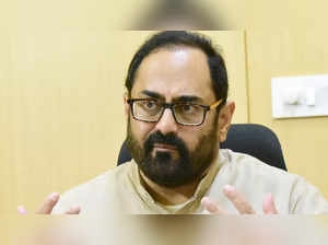 Rajeev Chandrasekhar, Union Minister of State for Electronics and Information Technology and State for Skill Development and Entrepreneurship  TNN