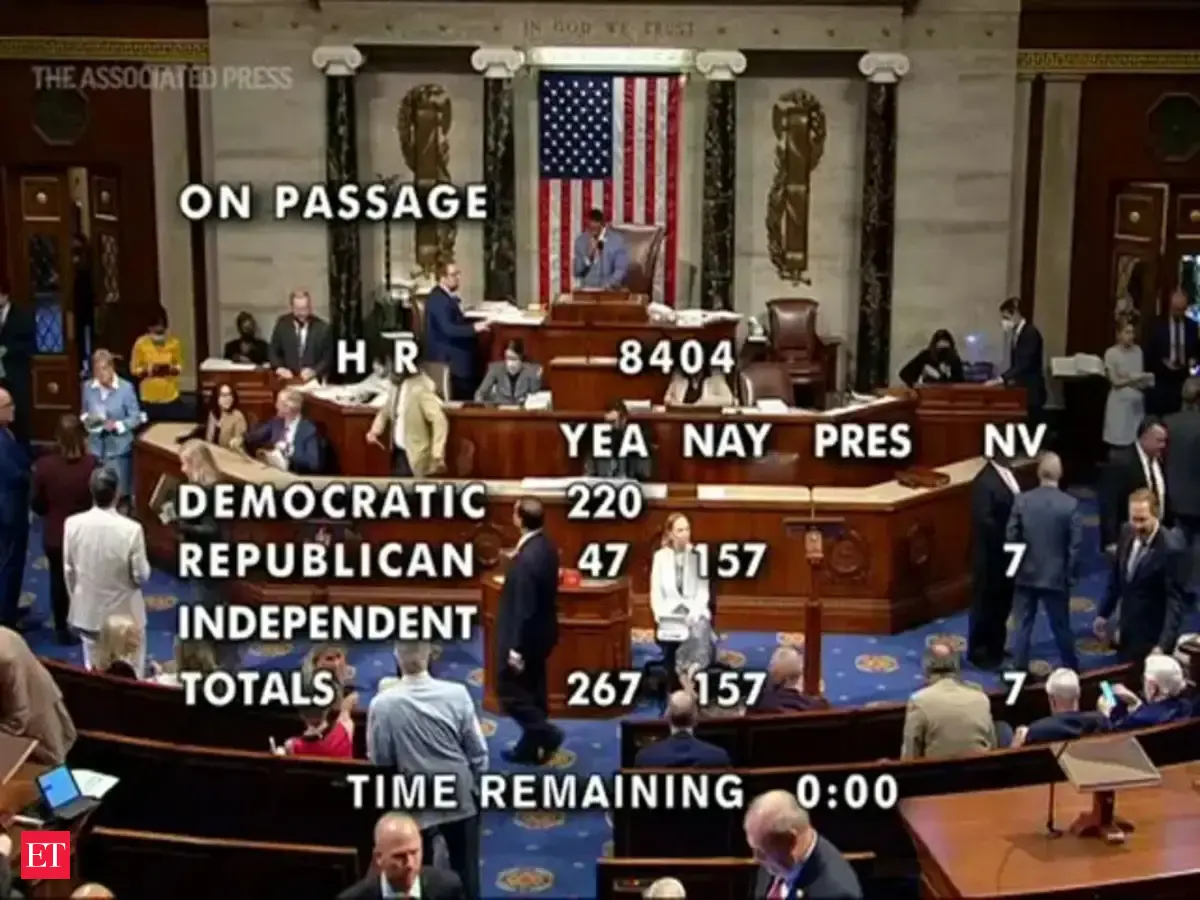 US House passes bill to protect same-sex marriage - The Economic Times ...