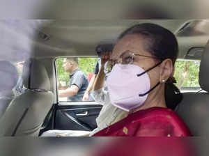 Sonia Gandhi leaves ED office after 2 hours of questioning